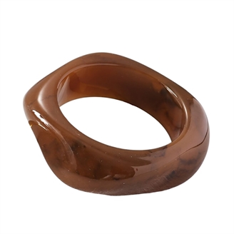 Plissé Copenhagen Estella Acetate Bracelet Brown